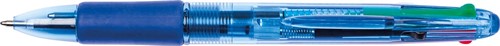Q-CONNECT 4 kleuren balpen, 0,7 mm, medium punt