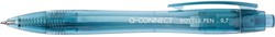 Q-CONNECT balpen Recycling PET, 0,7 mm, medium punt, blauw