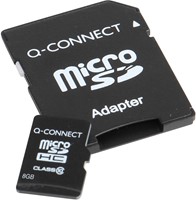 Q-CONNECT microSD geheugenkaart, met SD-adaptor, 8 GB-2