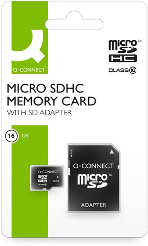 Q-CONNECT microSD geheugenkaart, met SD-adaptor, 16 GB-3