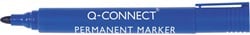 Q-CONNECT permanente marker, 2-3 mm, ronde punt, blauw