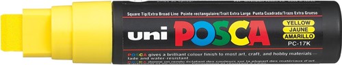 Uni POSCA paintmarker PC-17K, 15 mm, geel
