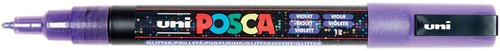 Uni POSCA paintmarker PC-3ML, 1,5 mm, glitter, violet