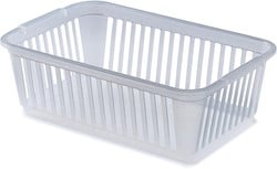 Whitefurze Mini opbergmand 25 cm, transparant