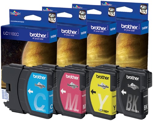 Inktcartridge Brother LC-1100Y geel-3