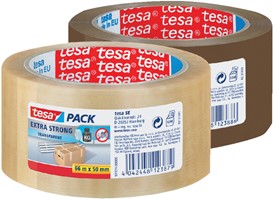 Pergamy plakband PP 25 mm x 66 m - Verpakking met 6 rollen