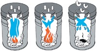 Papierbak met vlamdover Vepabins 15liter 26cm grijs-3