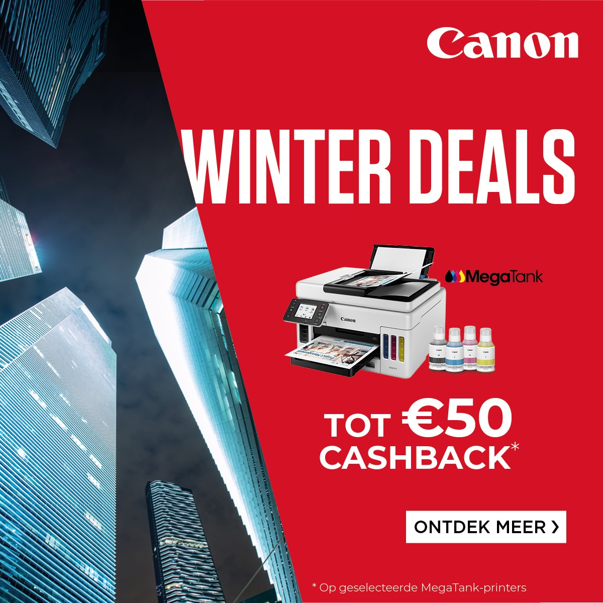 Canon printer cashback bij Office Noord Groningen