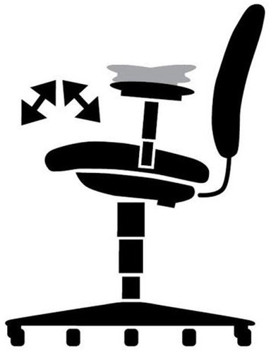 4D armpads voor NEN bureaustoelen