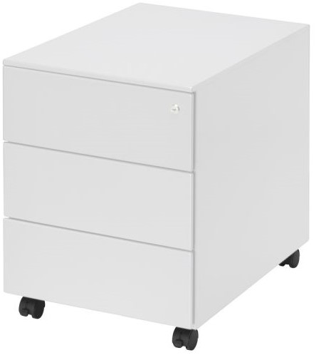 Deskwise rolladeblok 3 laden- Wit