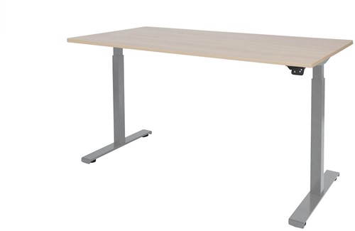 Dextro basic bureautafel - lindberg eiken - Aluminium - 180x80cm