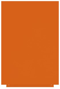 Whiteboard Rocada Skincolour 75X115Cm Oranje Gelakt PER STUK