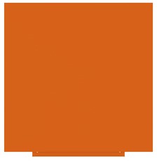 Whiteboard Rocada Skincolour 100X100Cm Oranje Gelakt PER STUK