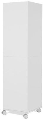 Whiteboard Rocada Skincube 55X55X200Cm Mobiel Wit Met 4 Zijden PER STUK
