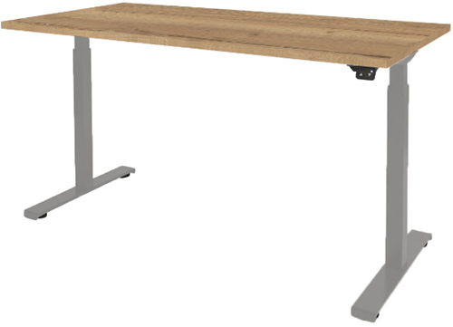 Dextro basic bureautafel - Halifax - Aluminium - 160x80cm